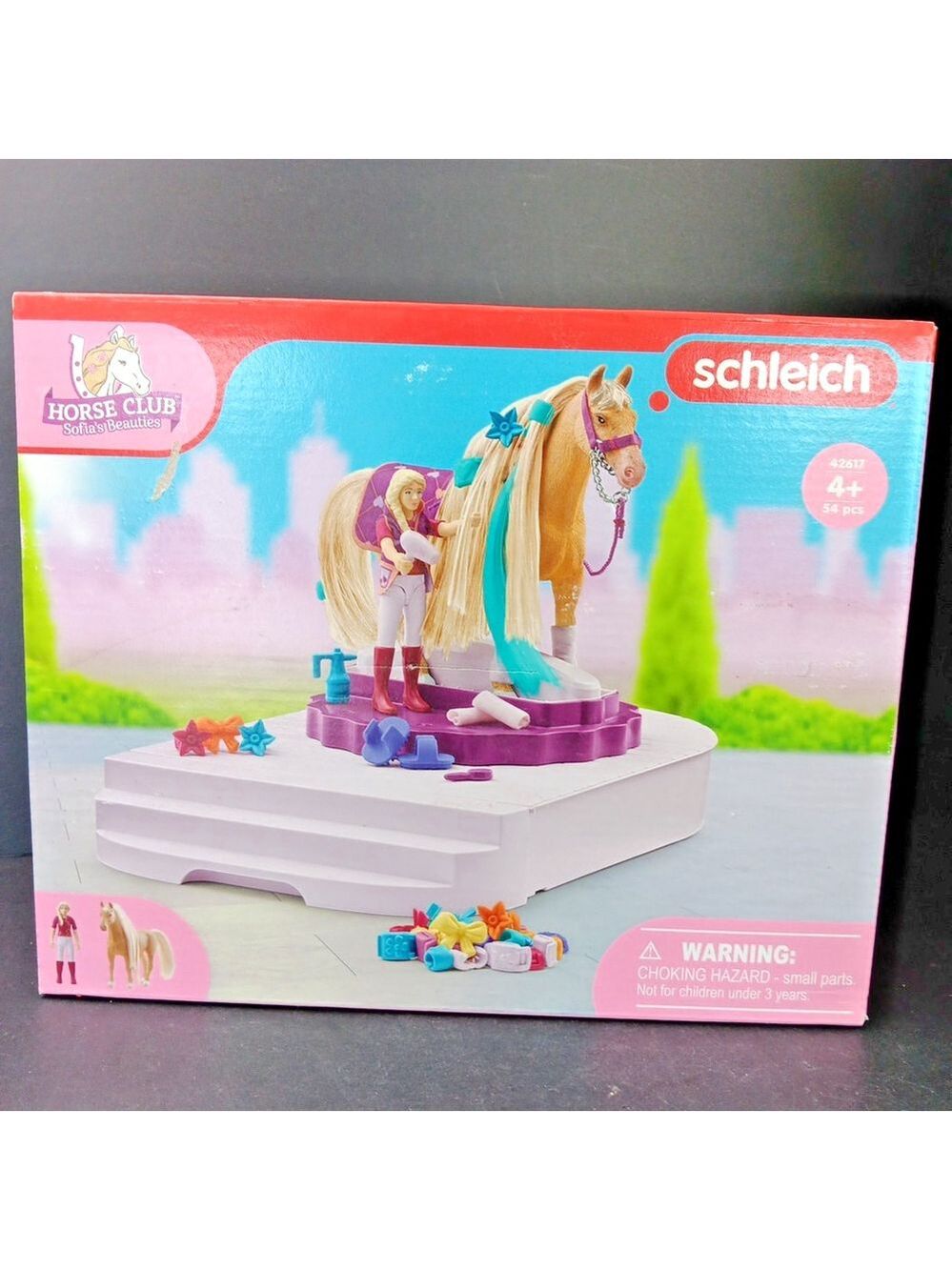 SEALED SCHLEICH Horse Club Sofia's Beauties Grooming Station Toy Playset 42617